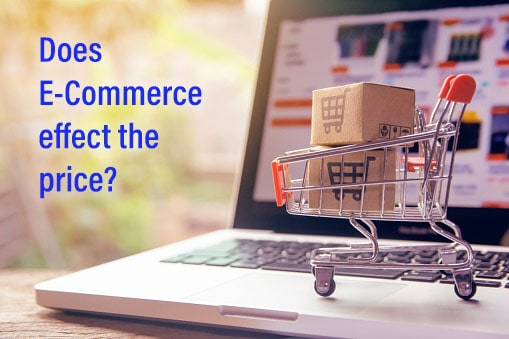 Photo of a computer and shopping cart
