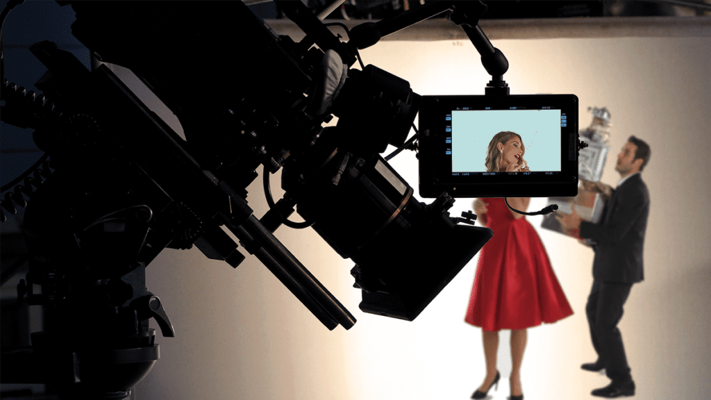 How To Create A Captivating Retail Video 27 a Woman in a Red Dress Standing in Front of Camera